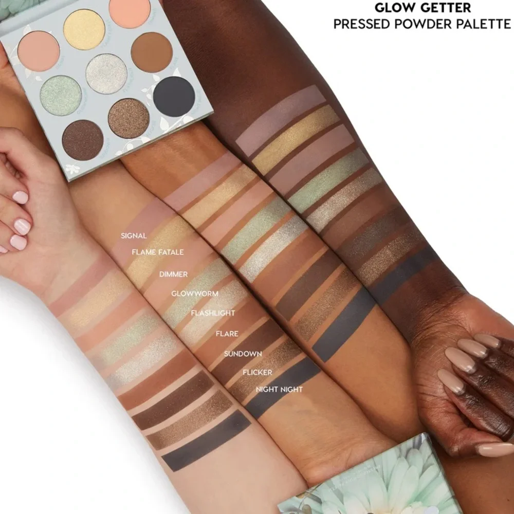 Colourpop Glow Getter 9 Pan Pressed Eyeshadow Powder Palette New in Box